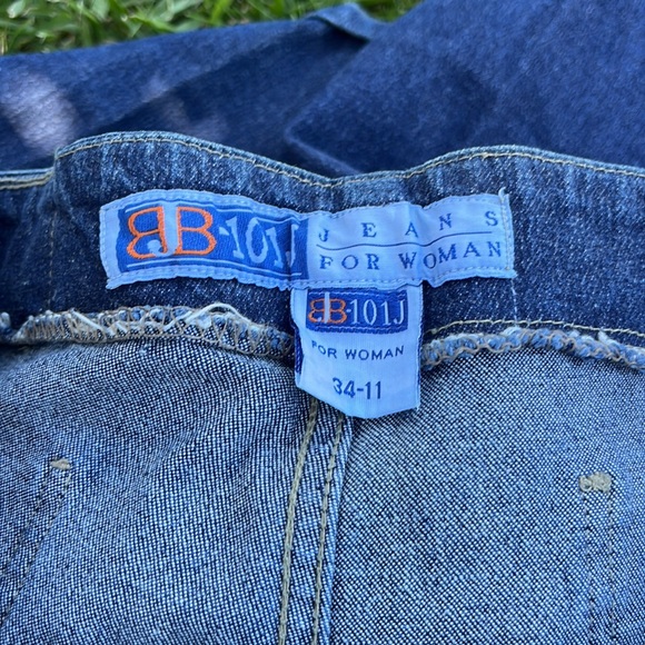 Mexican Vintage Laced up Bootcut jeans super cute!! - Picture 4 of 4